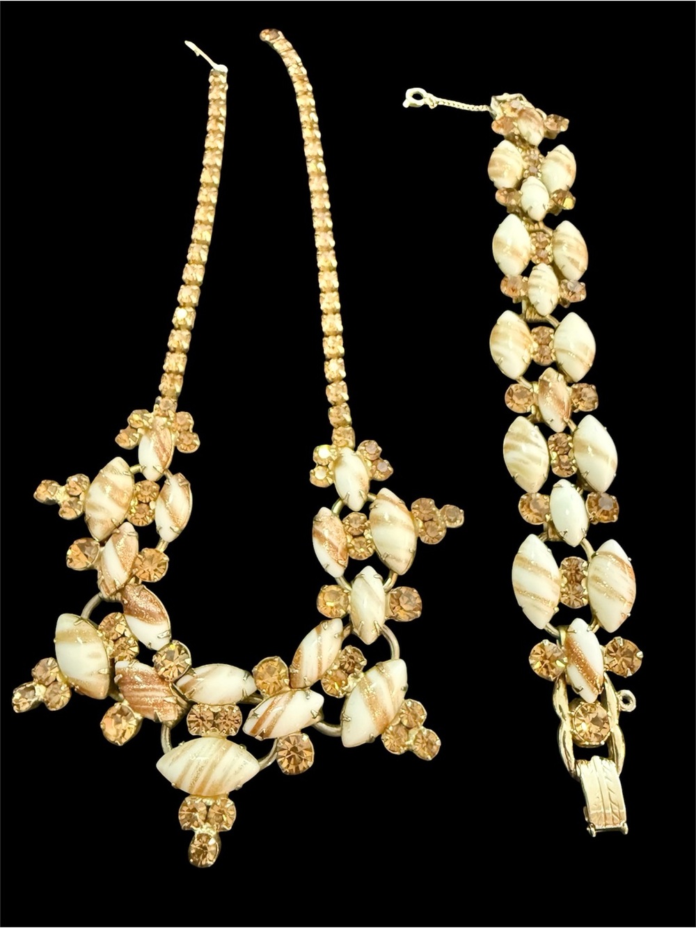 Juliana Fluss 5 link necklace and bracelet